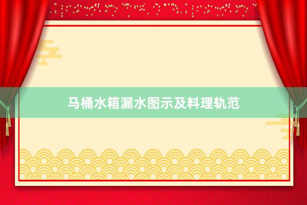 马桶水箱漏水图示及料理轨范